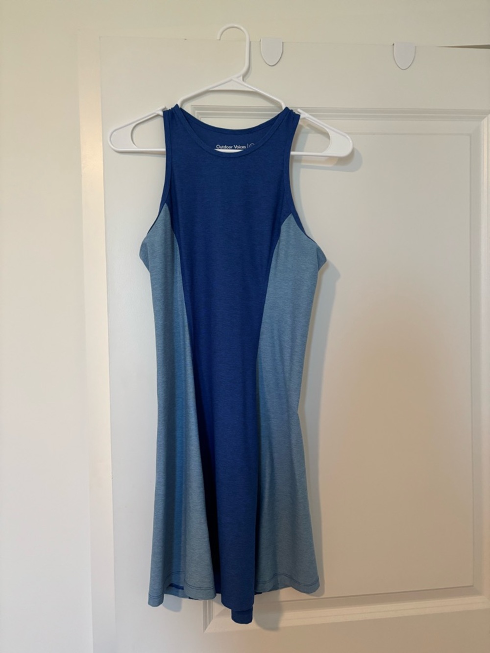 Outdoor Voices blue exercise dress